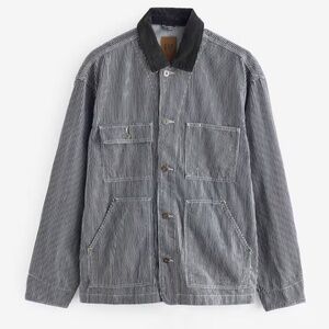 Sold-out BNWT Gap Railroad Striped Denim Chore Jacket, size medium